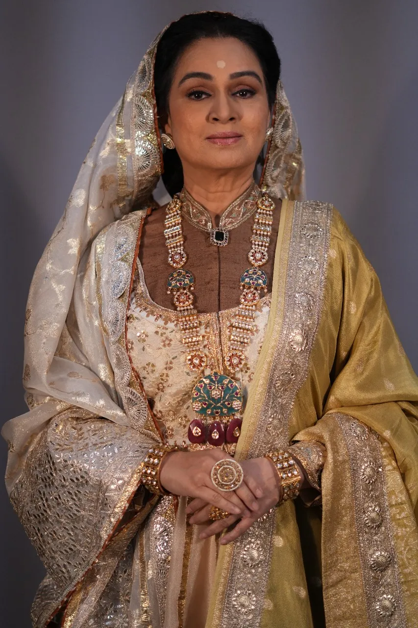 Padmini Kolhapure as Rajmata in Sony Entertainment Television’s Chakravarti Samrat Prithviraj Chauhan