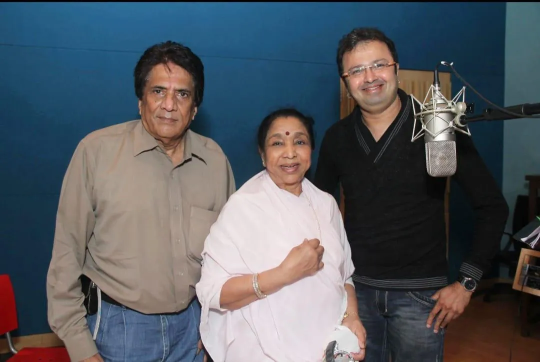Chandra Barot, Asha Bhosle and Nikhil K