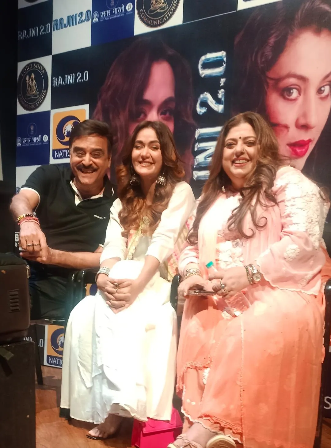 Rajni 2.0 Karan Razdan with Aradhana and Delnaaz Irani