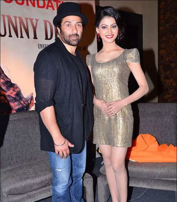 Urvashi Rautela with suny deol