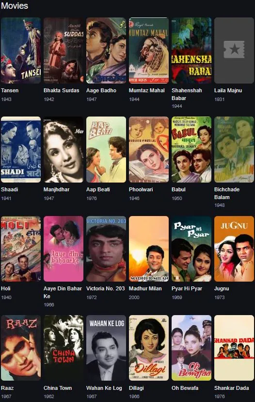 Khursheed Bano filmography (1)