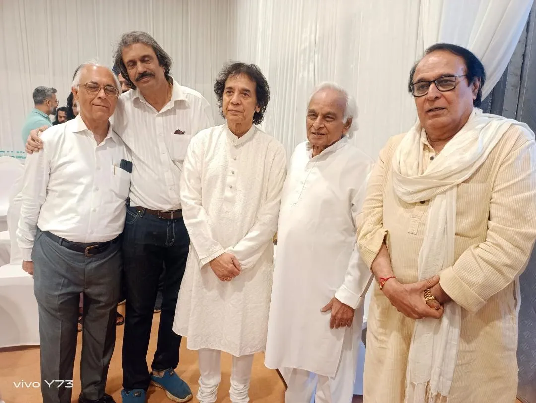 Alvidaa Amar AMEEN-Bhai --Rajil Sayani, Chaitanya Padukone, Zakir Hussain , Anandji-bhai, Harish Bhimani