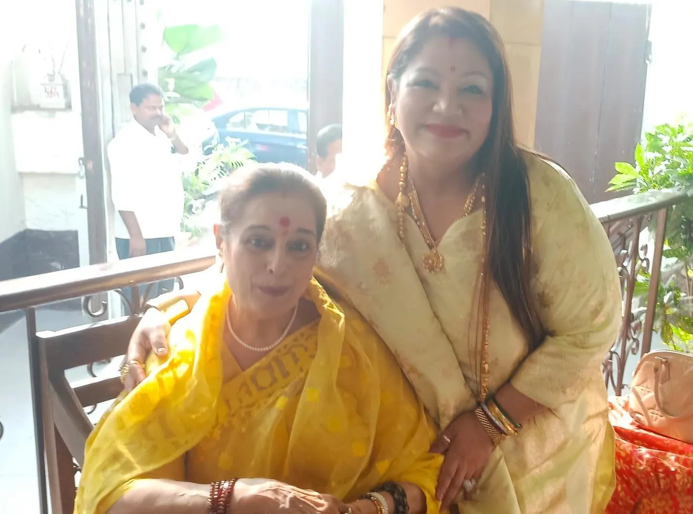 Mrs Punam S Sinha with Rema Lahiri
