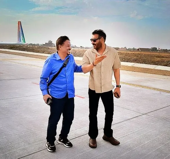 Ajay Devgn and Kumar Mangat Pathak