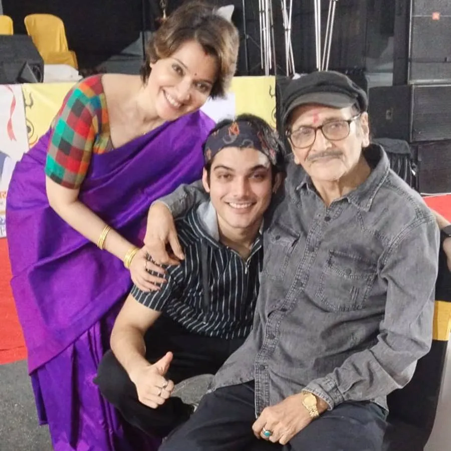 Arpita, Trishanjit with Biswajeet-Da