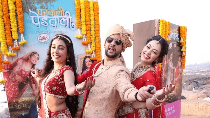 &TV's 'Gharwali Pedwali' takes over Mumbai with a first-of-its-kind baraat!