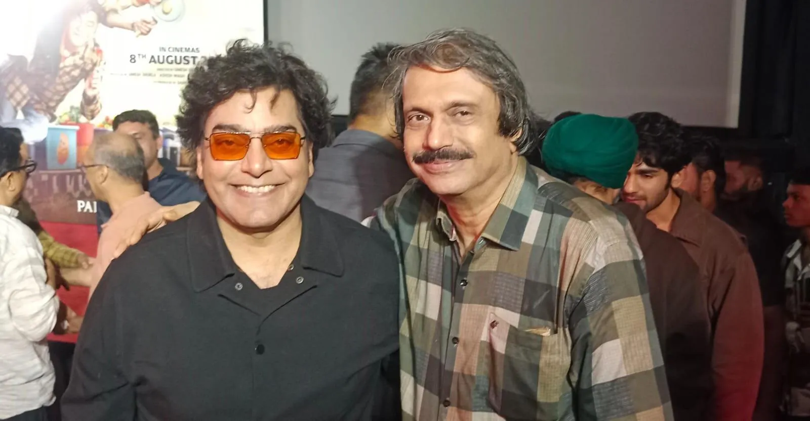 Ashutosh Rana with journalist Chaitanya Padukone
