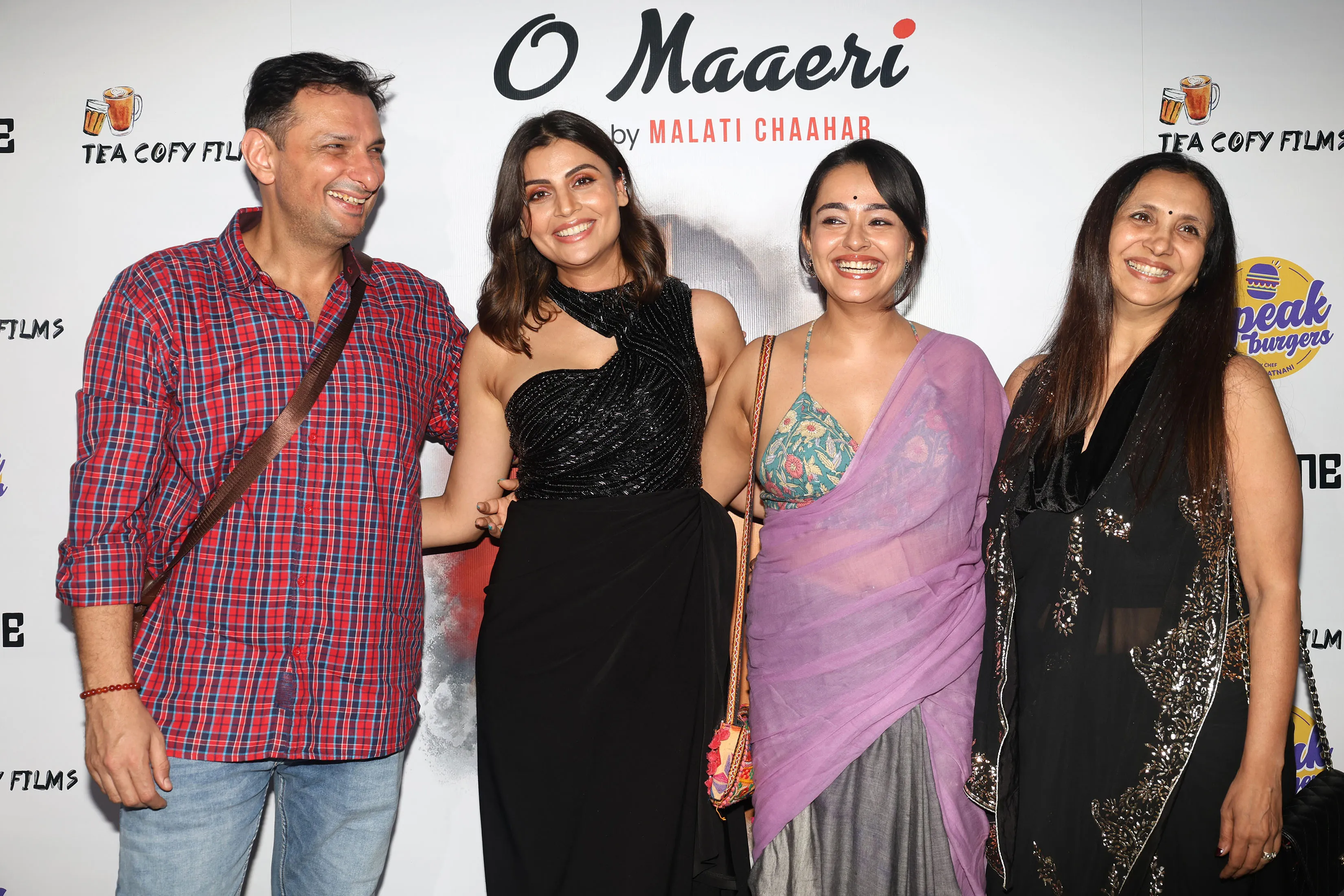 Rushad Rana, Malati Chaahar, Apoorva Arora and Sonali Sachdev at Malati Chaahar's directorial 'O Maaeri' special screening