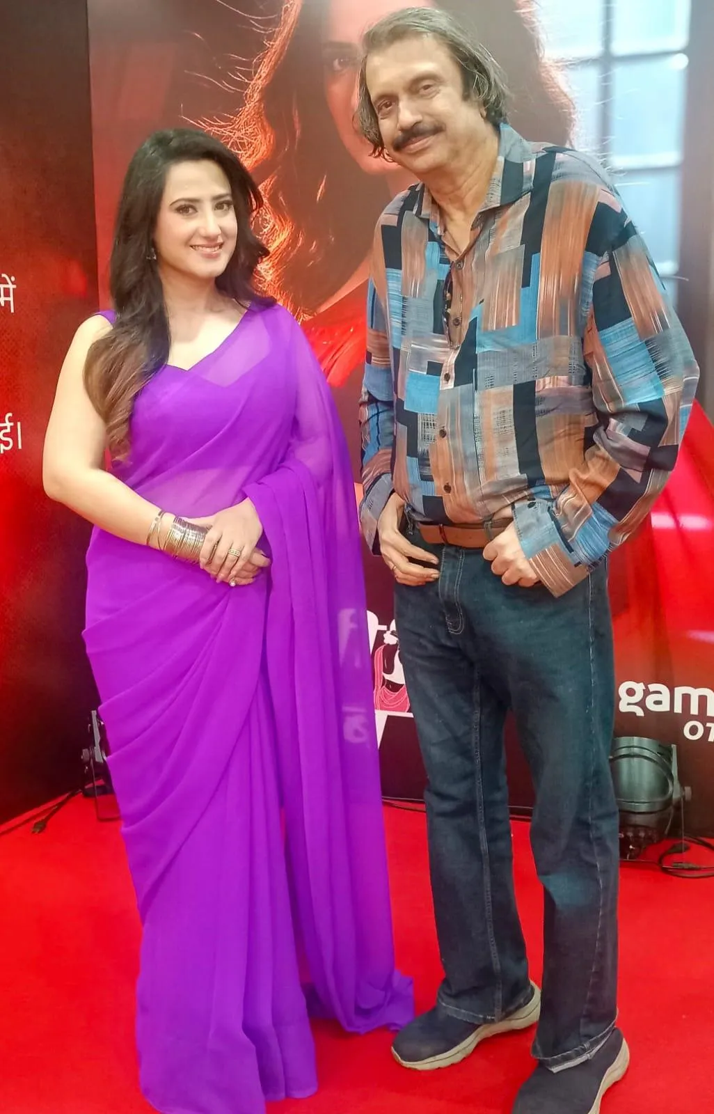 TV and OTT Star Aalisha Panwar ( Vinny) with sr journalist Chaitanya Padukone