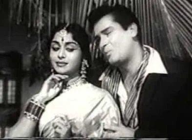Saroja Devi with romantic hero Shammi Kapoor