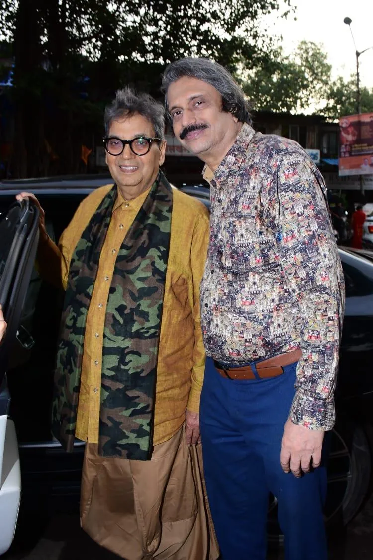 Showman Subhash Ghai with sr.journalist Chaitanya Padukone