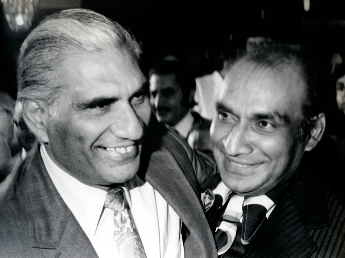 Yash Chopra with B.R. Chopra, his elder brother and mentor, the veteran filmmaker