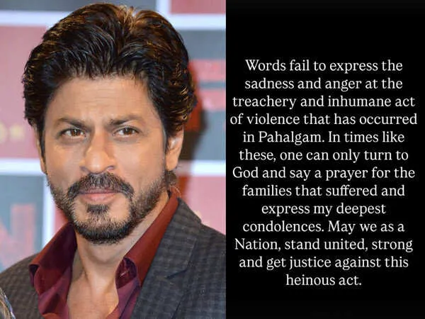 Shah Rukh Khan Opens Up About Pahalgam Attacks: "One Can Only Turn To God"  | Filmfare.com