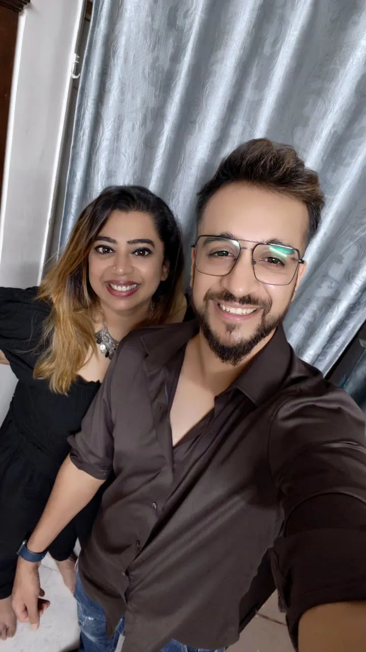 Parleen Gill and his wife 