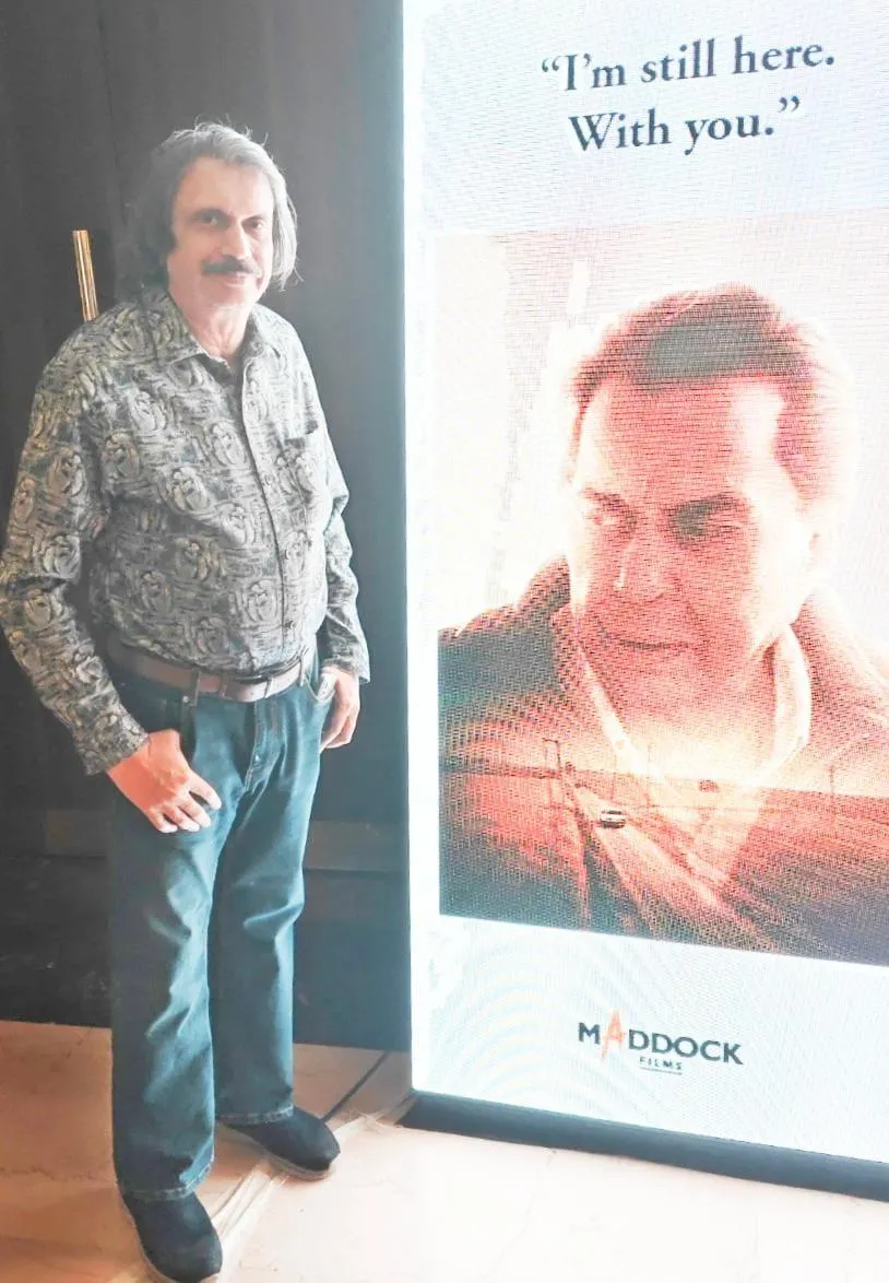 Sr Journalist Chaitanya Padukone at the Ikkis media event