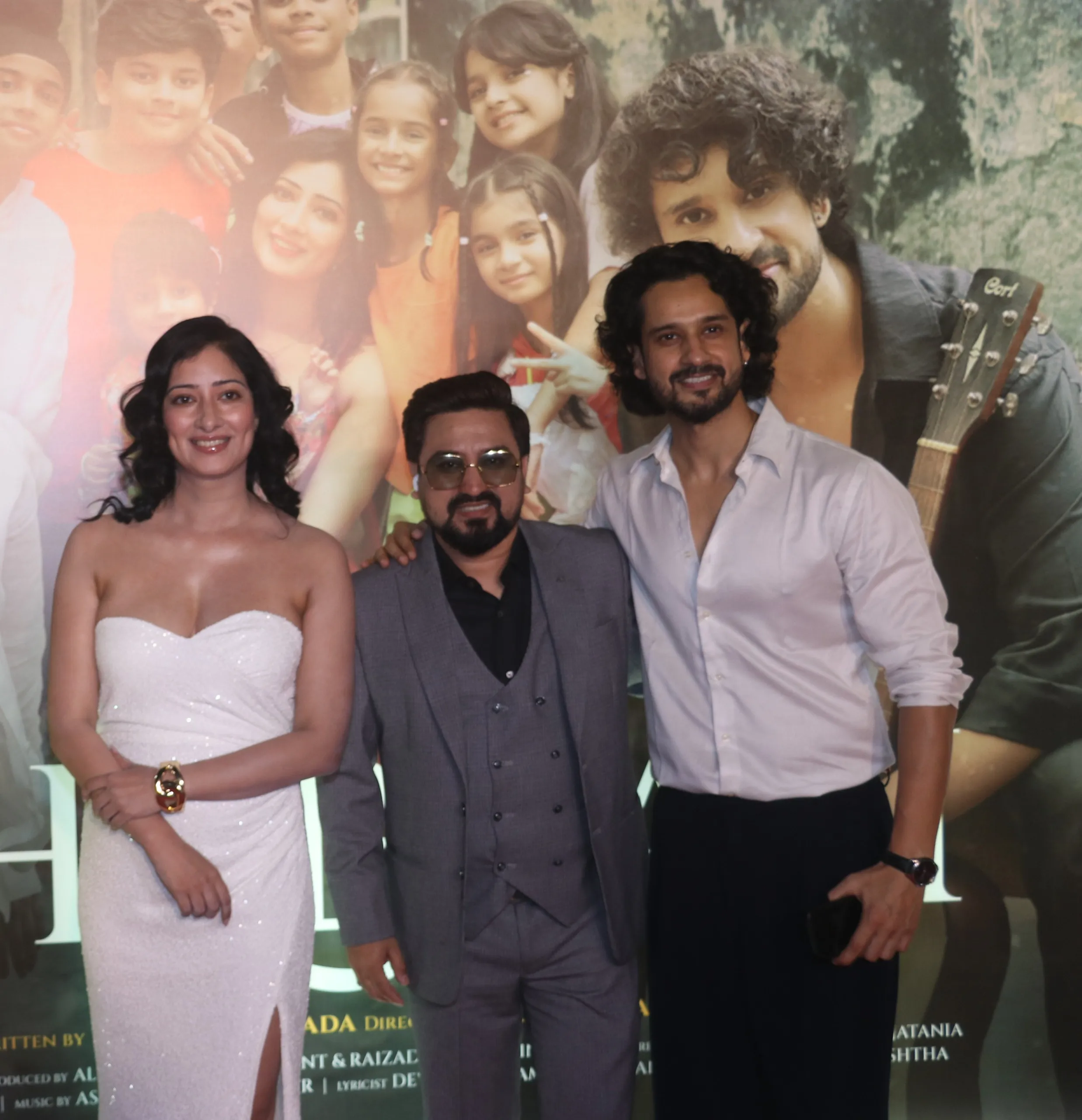 Niharica Raizada , Bhim Singh and Rahul Choudhry at the event