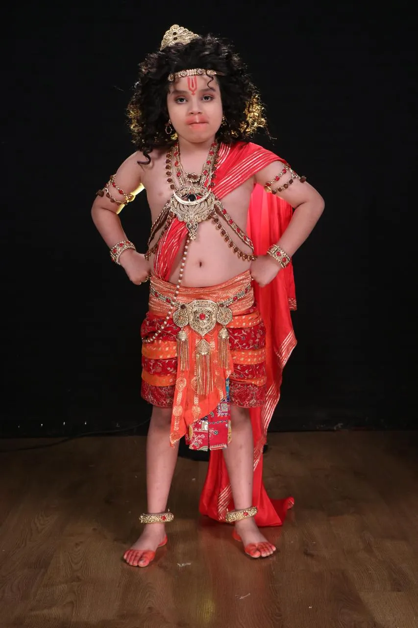 Aan Tiwari, who essays the role of young Hanuman in Veer Hanuman