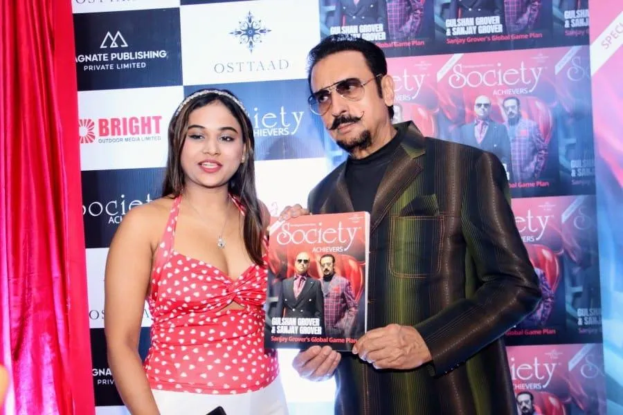  Gulshan Grover with model-actress Gargi Kundu