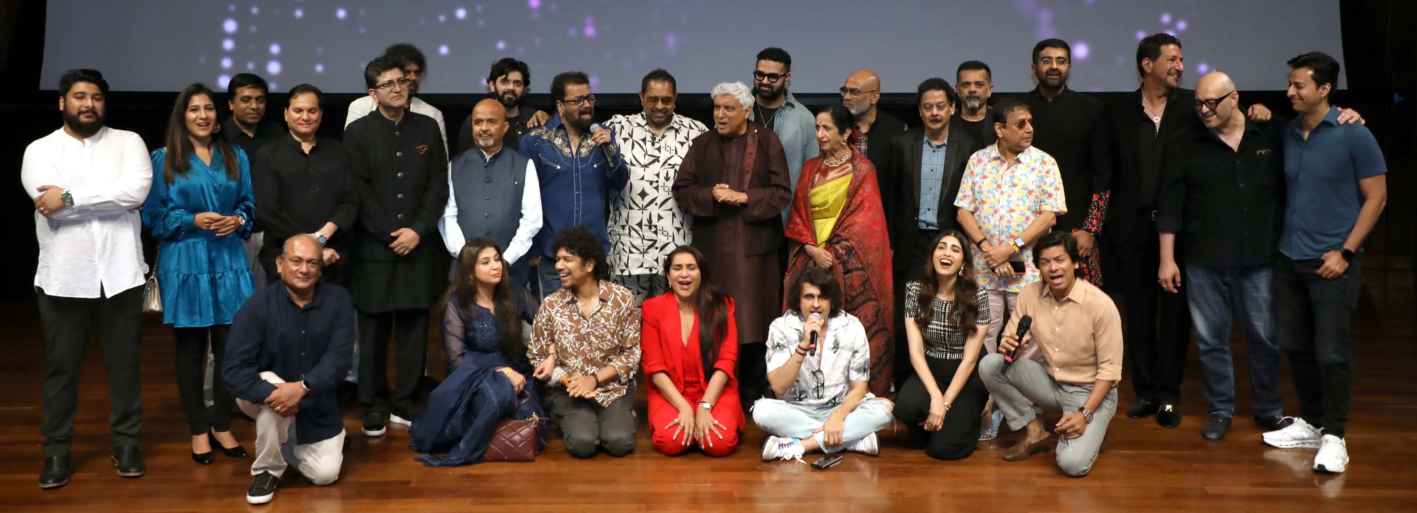 Joshua,Prasoon Joshi,Sameer,HarihaShankar,Javed Akhtar,Aruna,Sridhar,Papon,Sherley,Sonu Nigam,Shaan,Milind,Raju singh & Salim