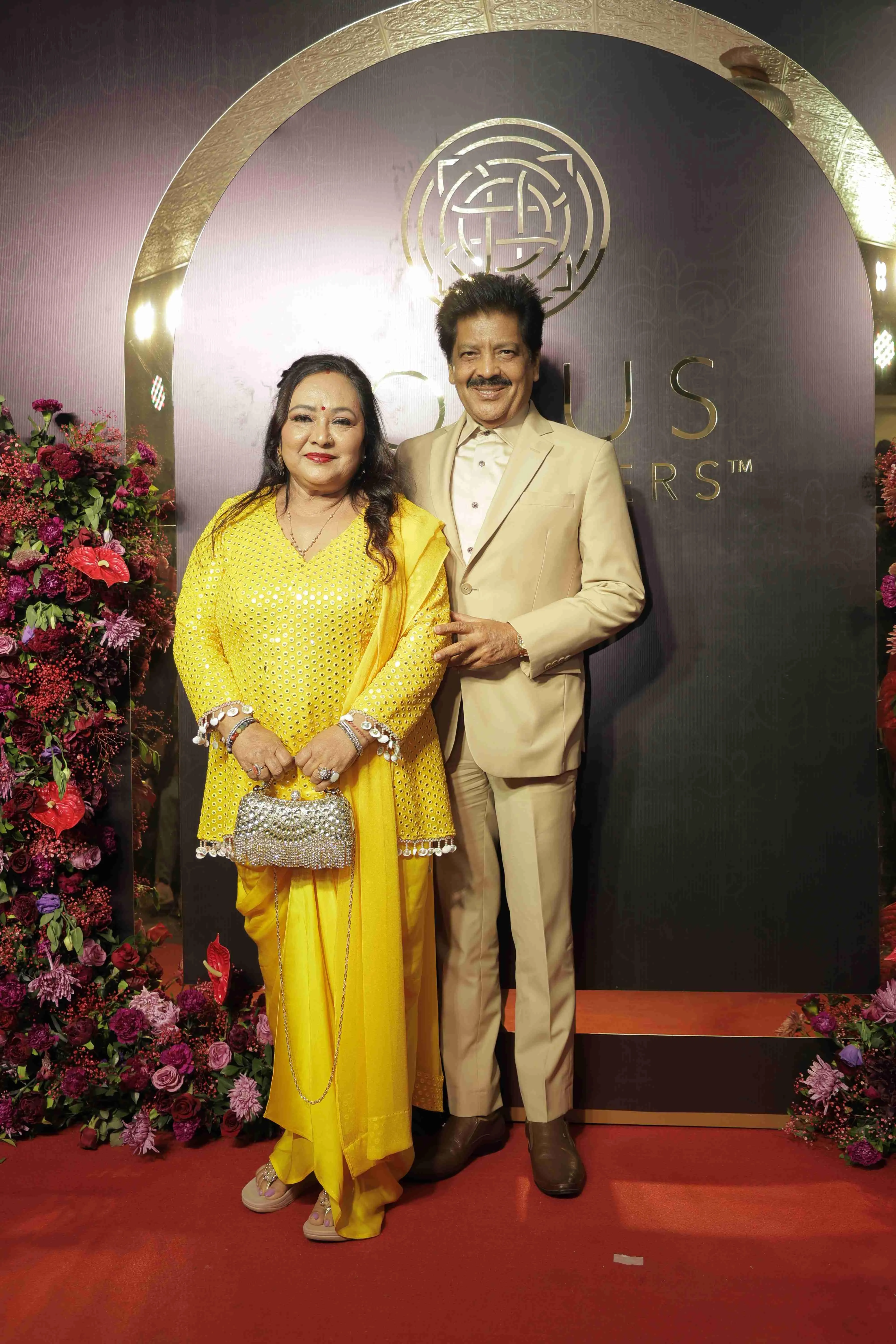 Udit Narayan with wife joins producer Anand Pandit at his recently renovated Juhu residence, where he hosted an intimate gathering to mark his 62nd birthday on December 21