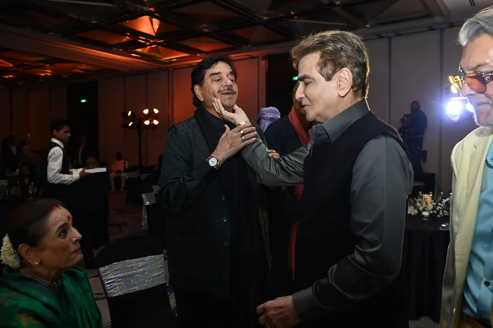 Shatrughan Sinha with Jeetendra Kapoor