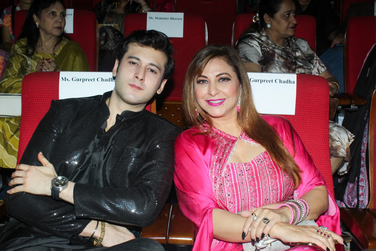 Gananya Chadha with Gurpreet Kaur Chadha