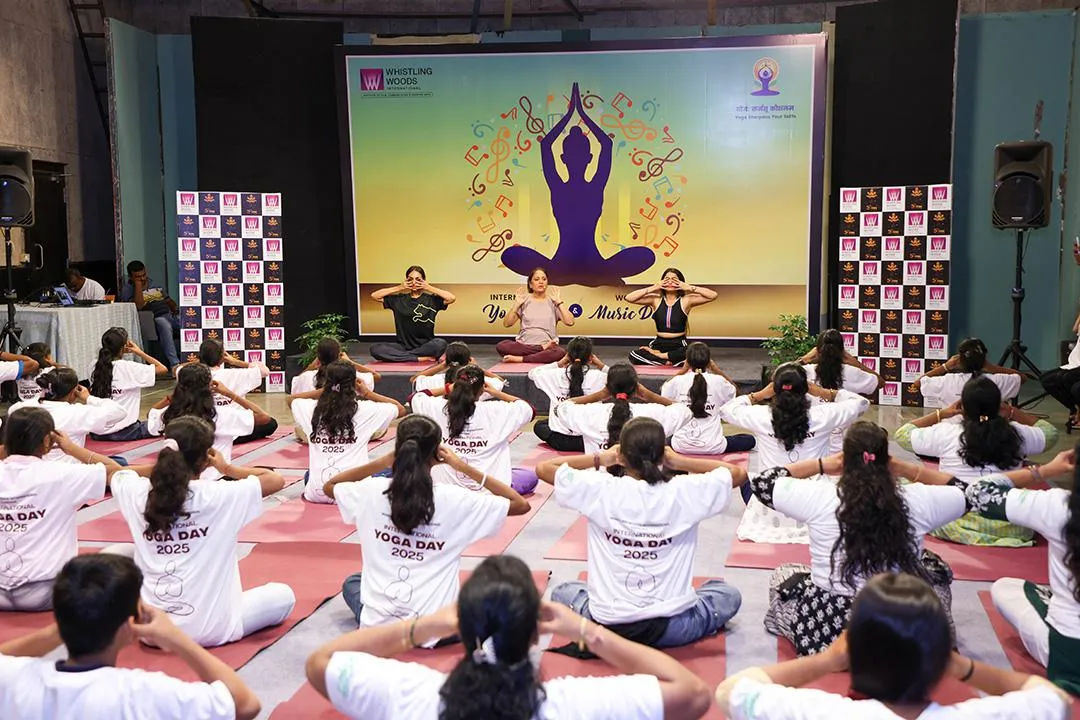 Whistling Woods International Celebrated International Yoga Day 2025 (3)