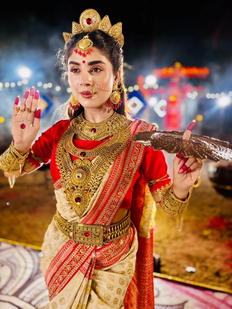 Anupama’s Goddess Avatar Triumphs in Diwali Episode