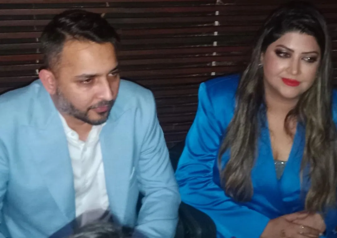 Hitesh Keswani with Aksha Kamboj