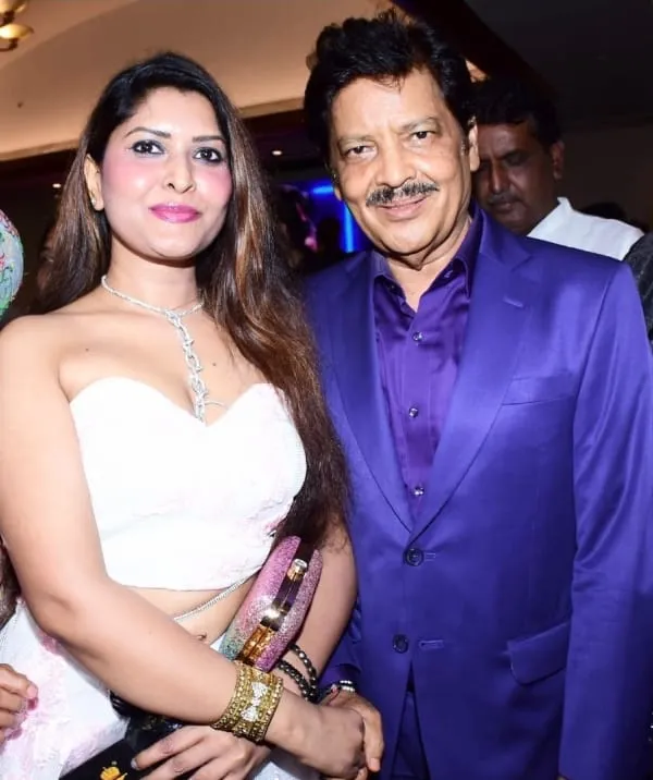 Vaishali Bhaoorjar with Padma Shri Udit Narayan