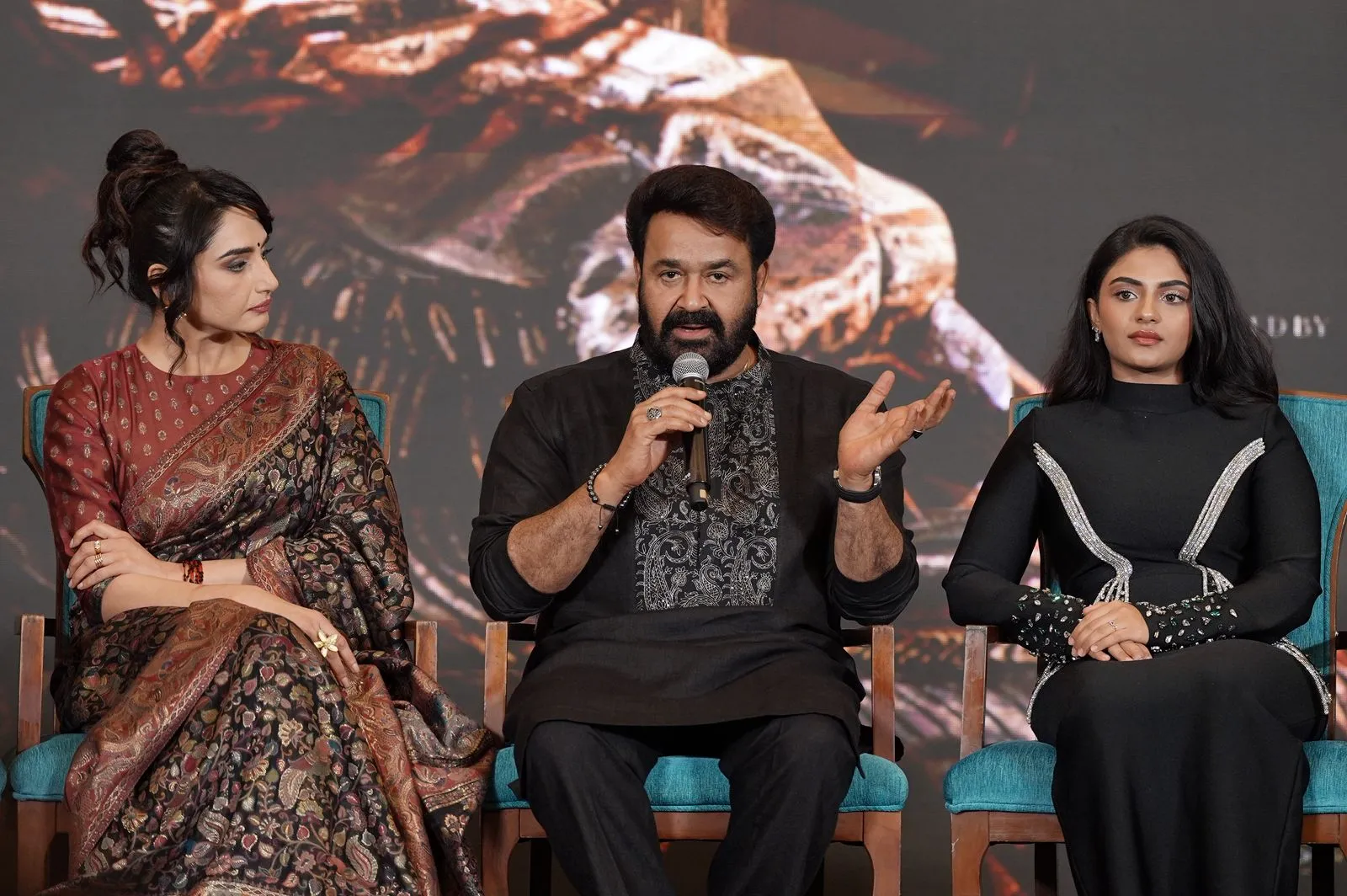 Mohanlal Attends Film Event With Cast And Makers