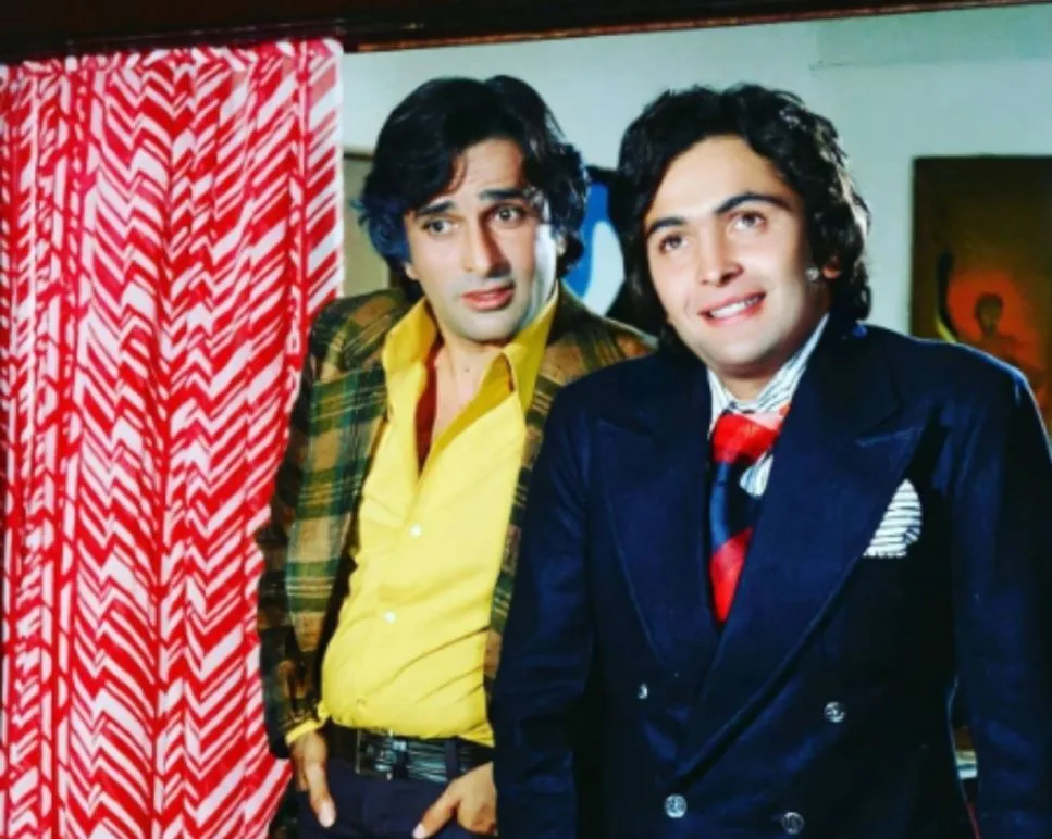 Rishi Kapoor and Shashi Kapoor