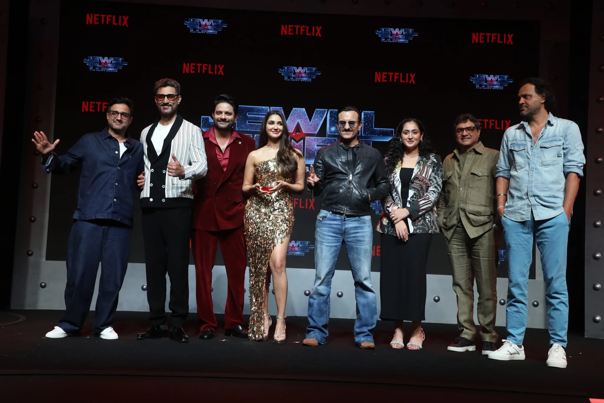 Netflix's Jewel Thief-The Heist Begins: Saif Ali Khan, Jaideep Ahlawat, Nikita Dutta Attend Trailer Launch