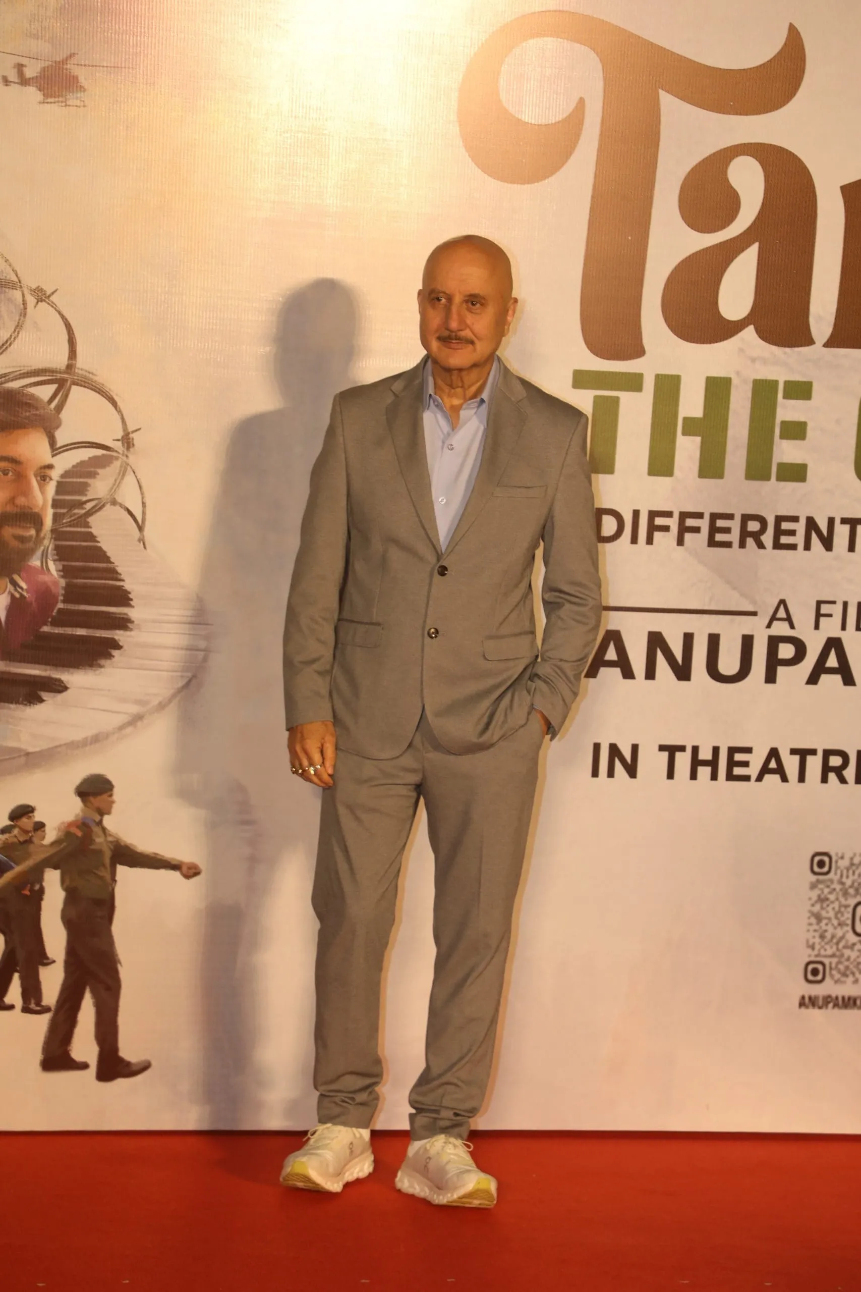 Anupam Kher Joined By Jackie Shroff, Karan Tacker At Tanvi The Great Trailer Launch