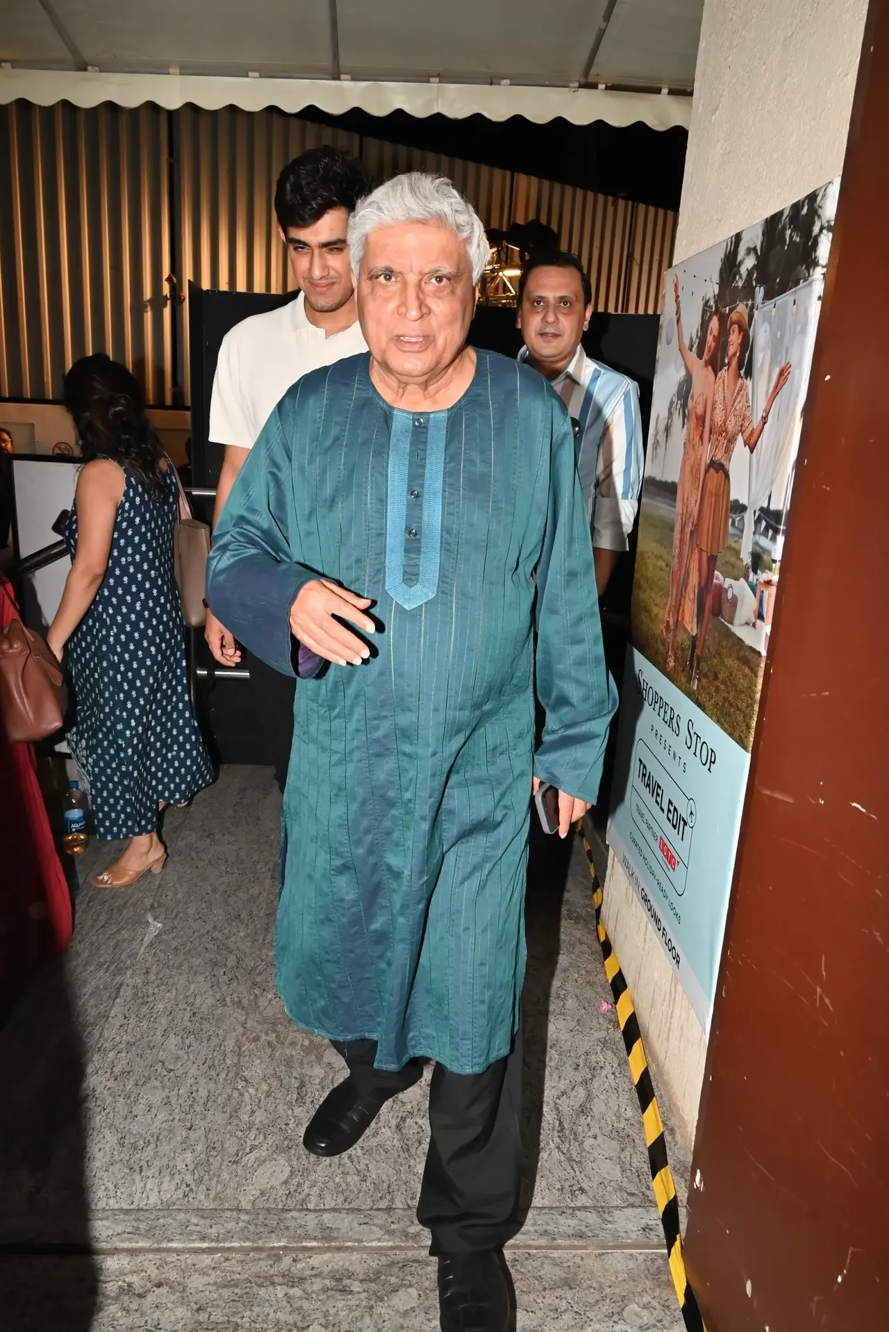 Veteran lyricist Javed Akhtar attended the film's screening