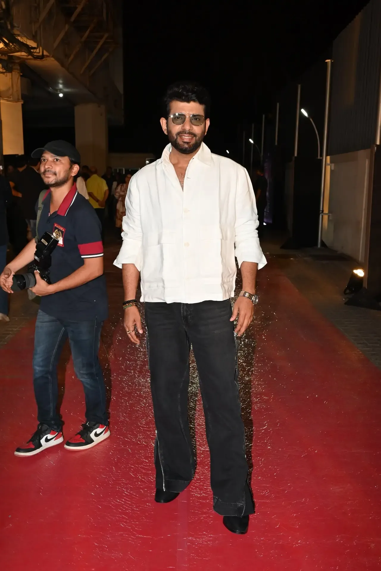 Acto Vineeth Kumar Singh who has been basking in the success of his recent releases Chhaava and Superboys of Malegaon also attended the screening of the film Phule