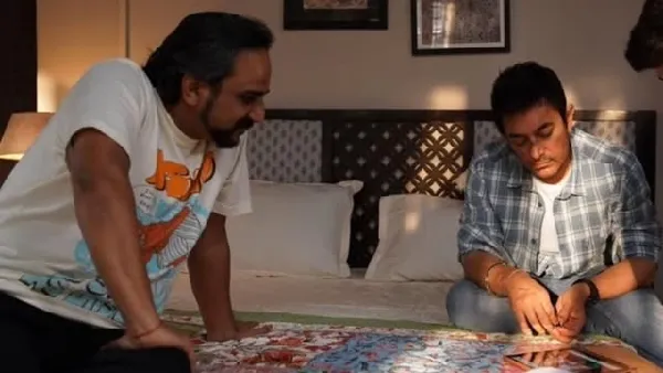 Aamir Khan with R.S. Prasanna