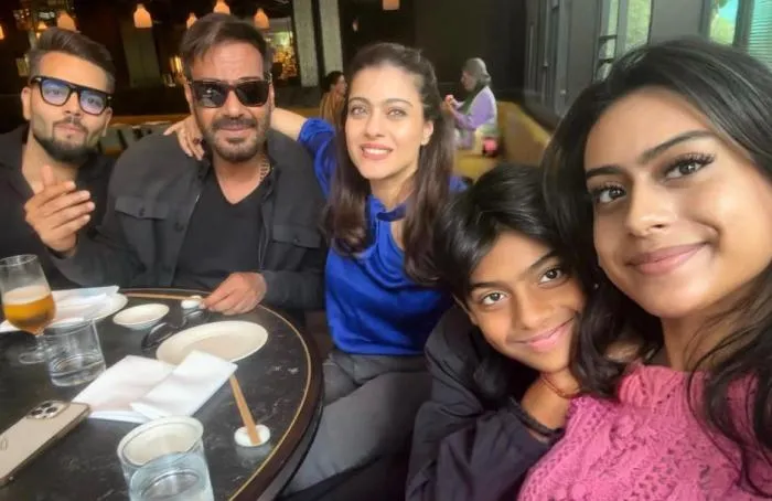 Ajay Devgn Shares Holiday Picture With Daughter, Nysa, She Looks Pretty As  She Poses With Yug Devgan