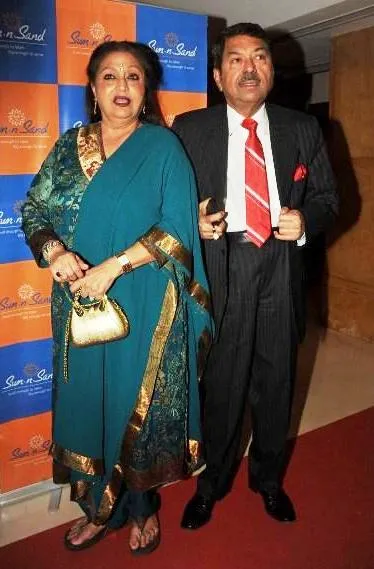 Indian Actress Bindu with her Husband
