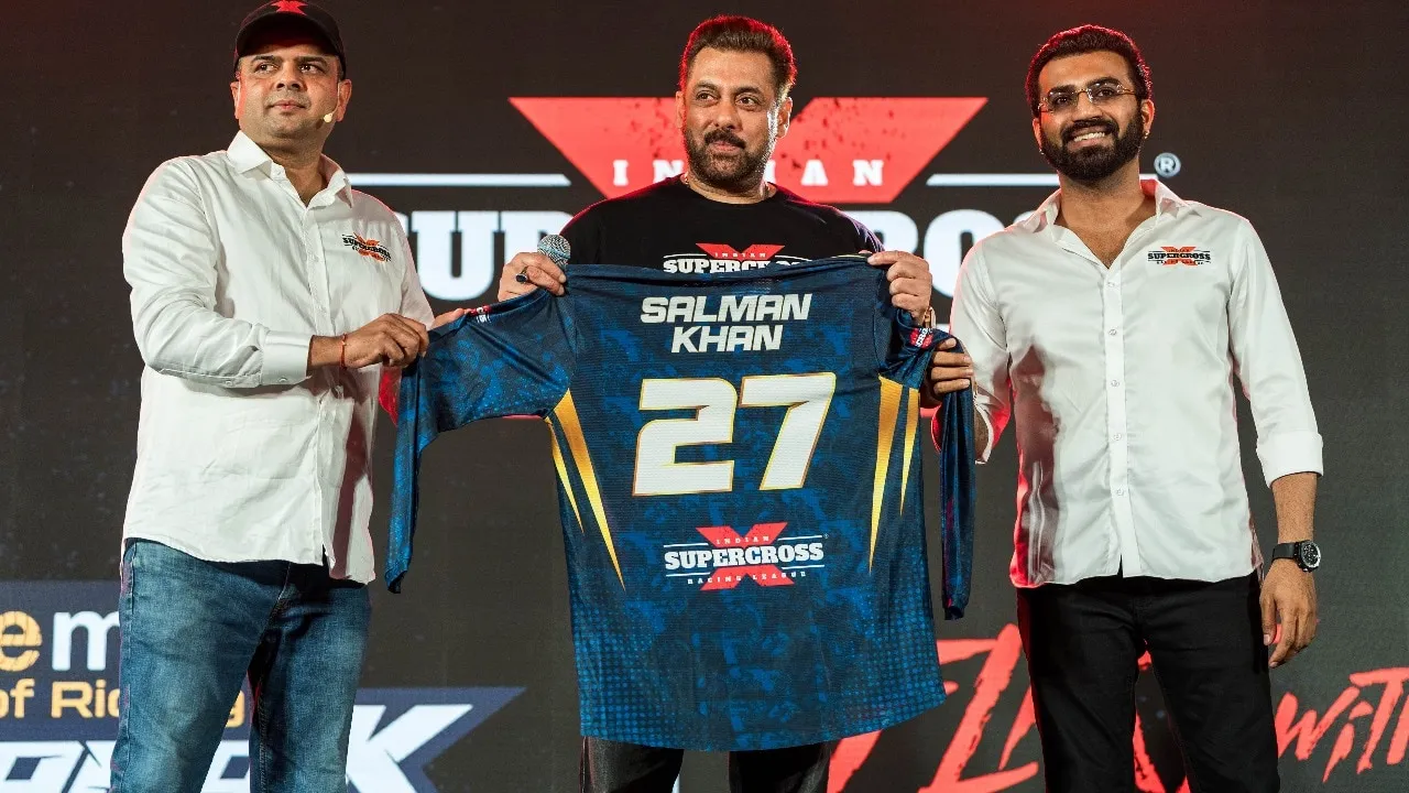 Actor Salman Khan unveils season 2 of Indian Supercross Racing League -  India Today