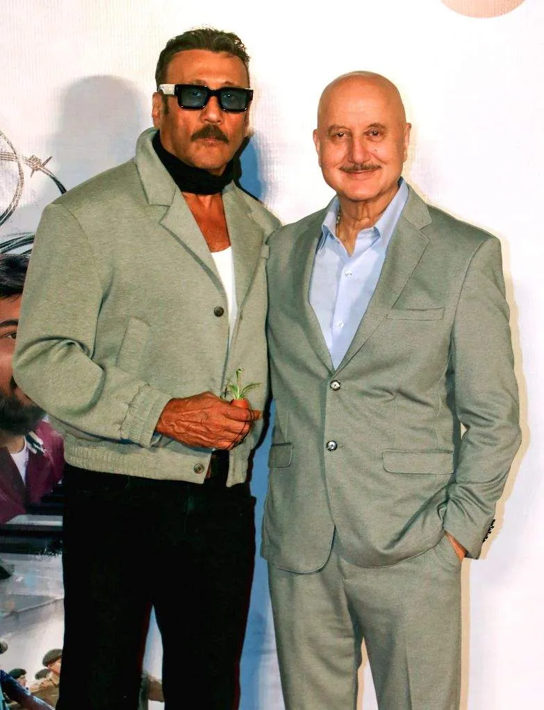 Tanvi The Great-- Jackie Shroff with Dir-Actor Anupam Kher