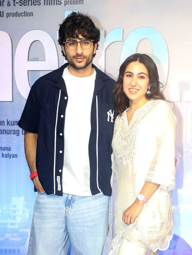 Sara Ali Khan with brother Ibrahim Ali Khan