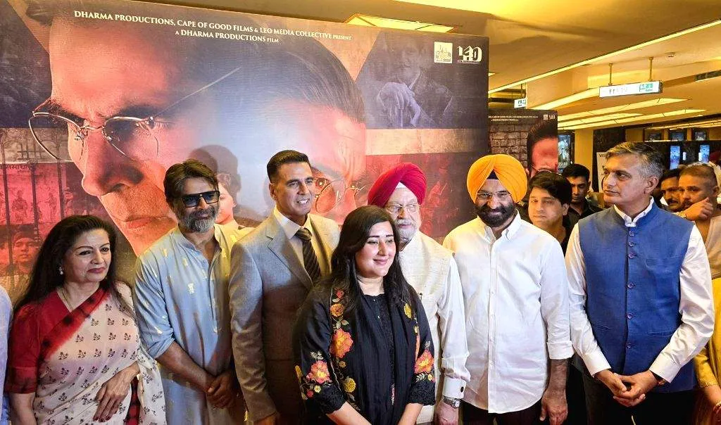 Screening of the film &#039;Kesari Chapter 2 - New Delhi Screening of the film Kesari Chapter 2