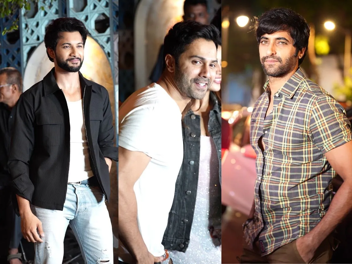 Varun Dhawan, Janhvi Kapoor, Rohit Saraf, Akshay Oberoi & Others At Sunny  Sanskari Ki Tulsi Kumari Wrap up Party
