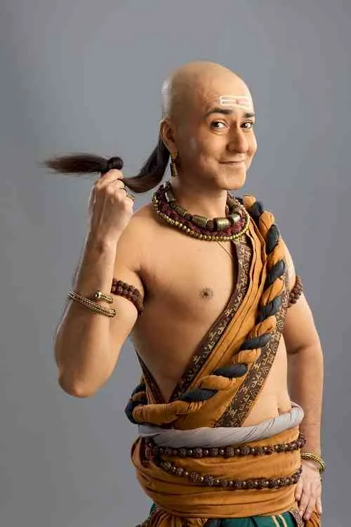 Krishna Bharadwaj portraying the titular role in Sony SAB's Tenali Rama