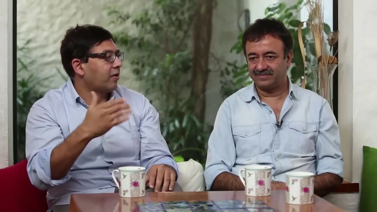 Rajkumar Hirani, with Abhijat Joshi