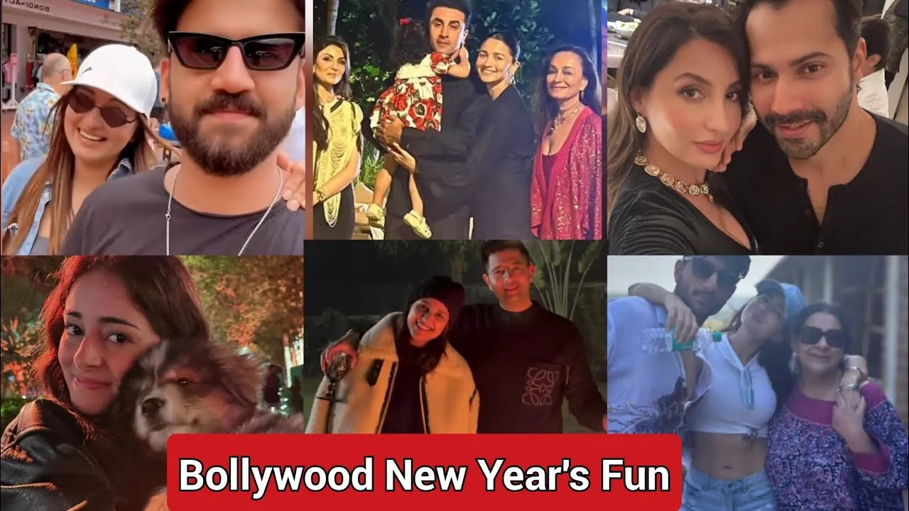 Bollywood New Year Celebration: Ranbir-Alia | Parineeti Chopra | Sonakshi  Sinha | Varun Dhawan |Sara - YouTube