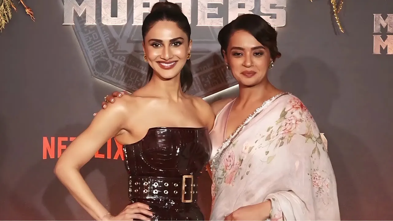 Vaani Kapoor & Surveen Chawla At The Trailer Launch Of Mandala Murders -  YouTube
