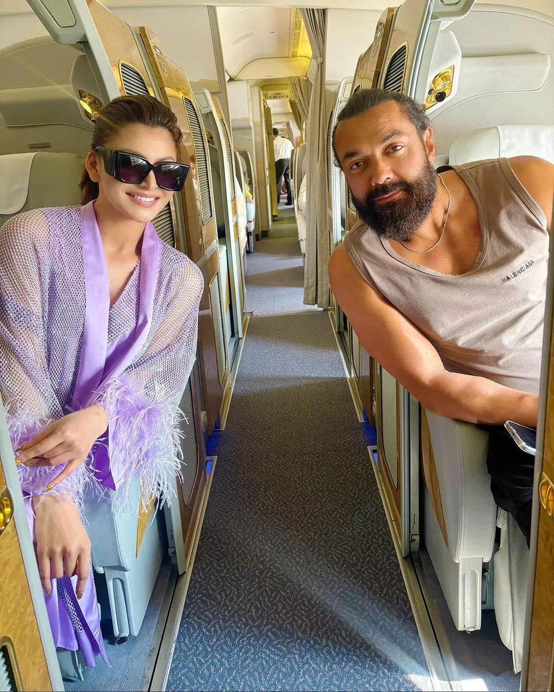 Urvashi Rautela welcomes Bobby Deol to NBK109 Family