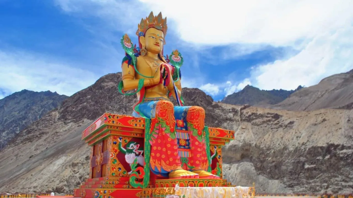Diskit Monastery and Pangong Tso